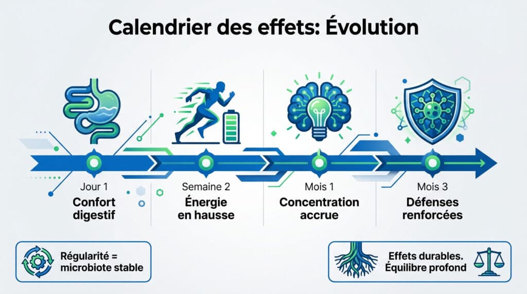 calendrier des effets evolution
