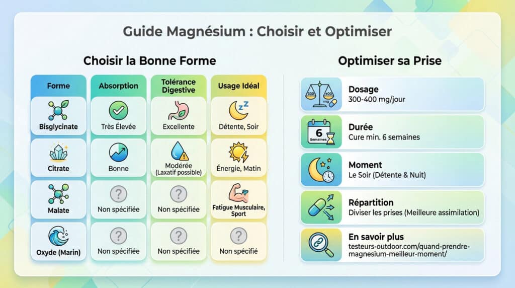 guide magnesium choisir et optimiser