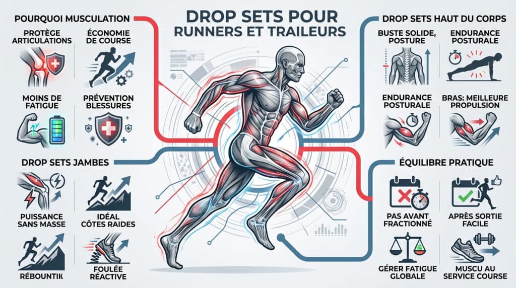 drop sets pour runners et traileurs
