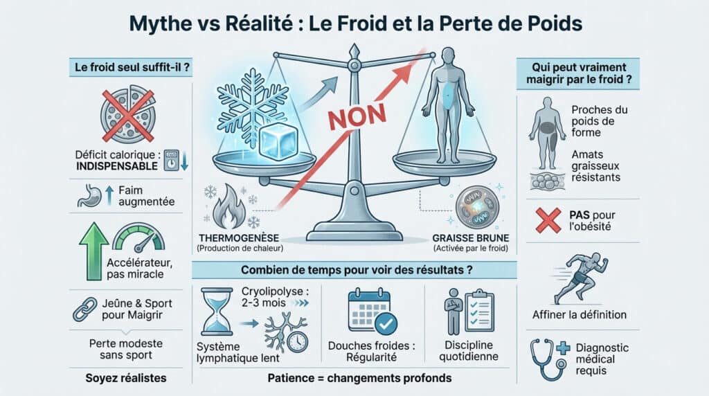 mythe vs realite froid et perte de poids