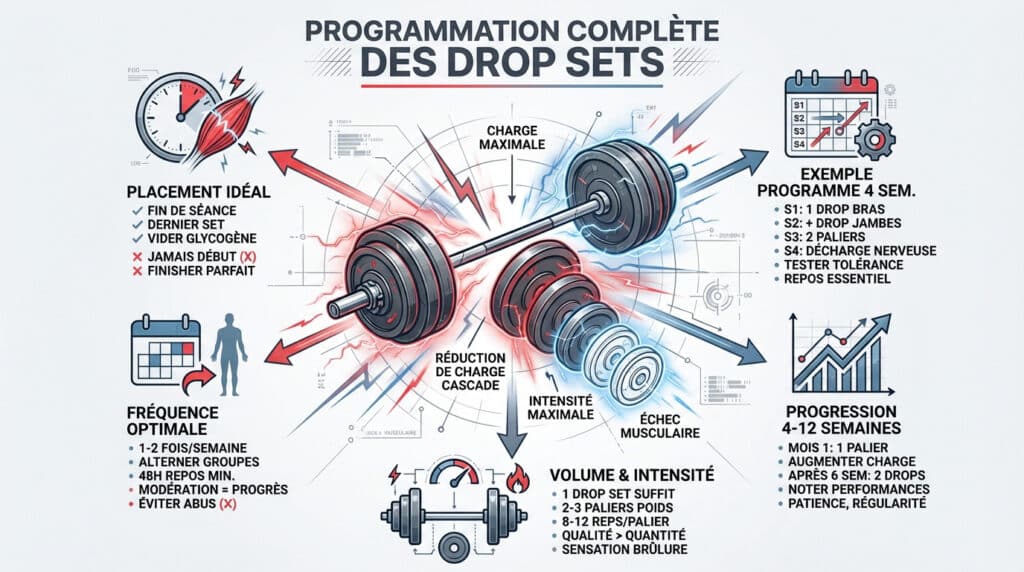 programmation complète des drop sets