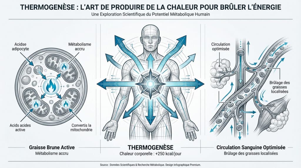 thermogenese produire de la chaleur pour bruler l’energie